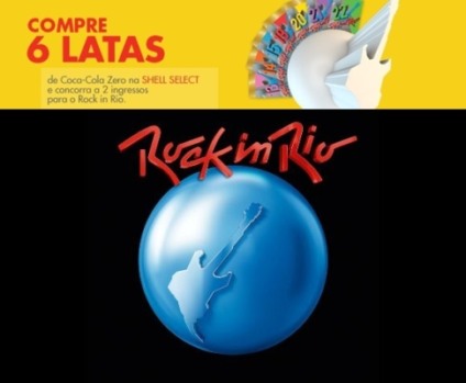 Coca-Cola Zero e Select levam ao Rock in Rio
