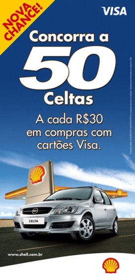 Shell, Visa e Cielo reeditam ação promocional