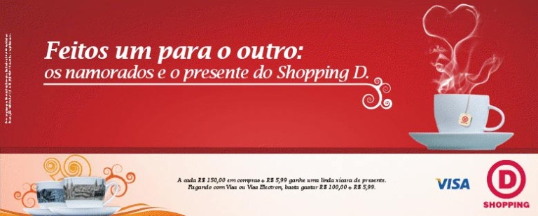 Center D lança campanha para os namorados