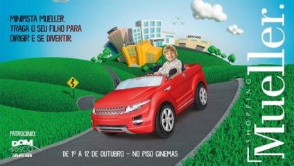 MiniPista é a novidade do Shopping Mueller