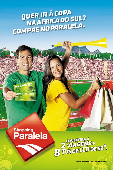 Shopping Paralela leva à Copa do Mundo