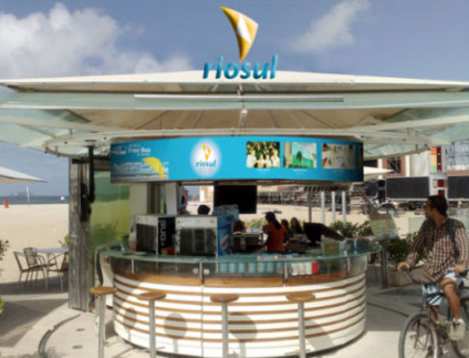 Rio Sul inaugura quiosque na Praia de Copacabana