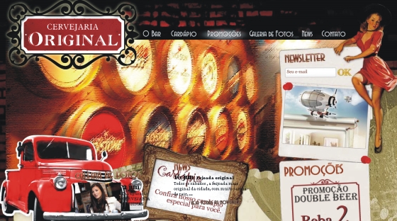 Site da Cervejaria Original é criação da Hive