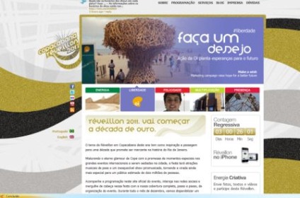 Révellion carioca teve cobertura on line multiplataforma