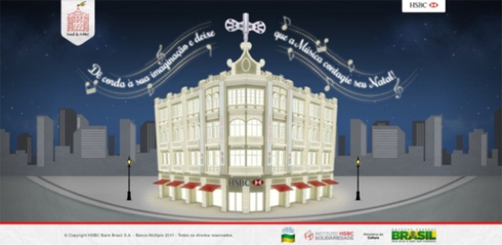 Site do Natal do HSBC permite criar cartões musicais