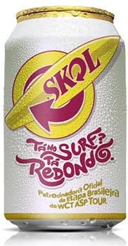Skol decora lata para o WCT ASP Tour