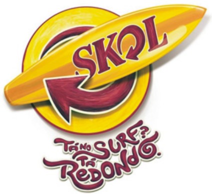 "Tá no surf. Tá redondo" é com a Skol 
