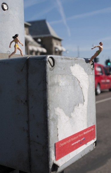 Norwegian Air faz ativação com arte em miniatura
