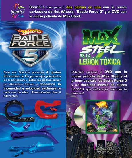 Sonric's com brindes em ação promocional