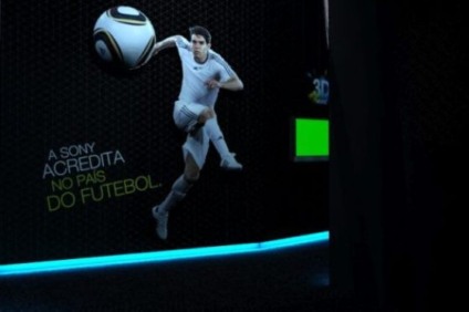 Arena 3D da Sony na Fifa Fan Fest é criação da Aktuell