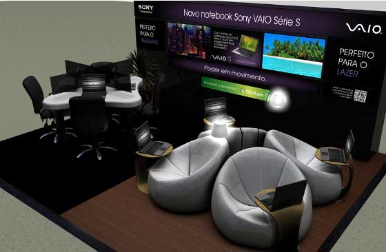 Sony promove ação no Aeroporto de Congonhas