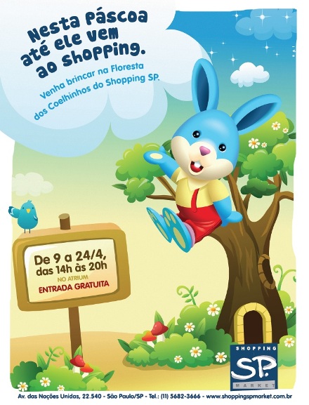 “Floresta dos Coelhinhos” no SP Market