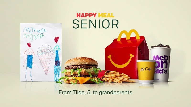 McDonald’s cria versão do McLanche Feliz para idosos