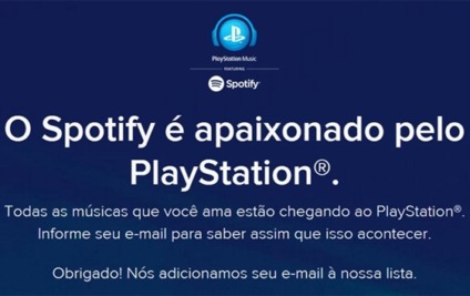 Sony se une ao Spotify para criar o PlayStation Music