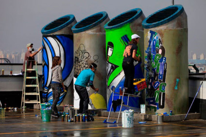 Latas de Sprite no ParkShoppingBarigui