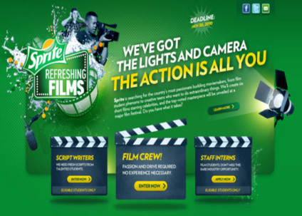 Sprite procura scripts para cinema nos EUA