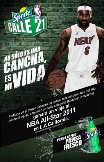 Acerte a cesta na promoção da Sprite