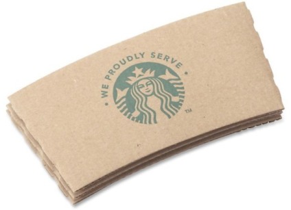 Protetor de copo da Starbucks reduz o desmatamento