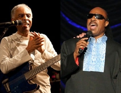 Stevie Wonder e Gilberto Gil no Natal em Copacabana