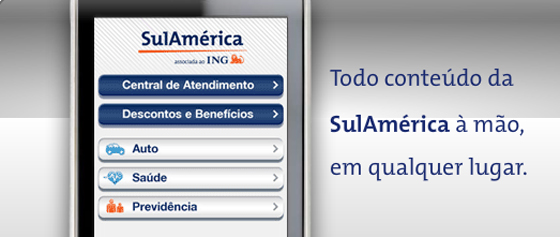 SulAmérica usa smartphone para divulgar serviços
