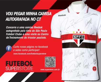 Promo da Superstore dá camisa autografada do São Paulo