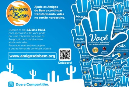 Mania de Churrasco! promove ação social em prol dos 'Amigos do Bem'