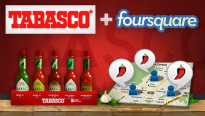 Tabasco usa Foursquare em ação promocional