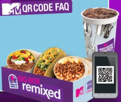 QR code é estampado nos copos da Taco Bell