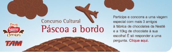 Páscoa a bordo com a TAM e Nestlé