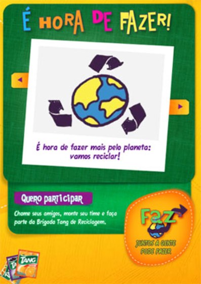 Kraft e TerraCycle com "Brigadas Tang"