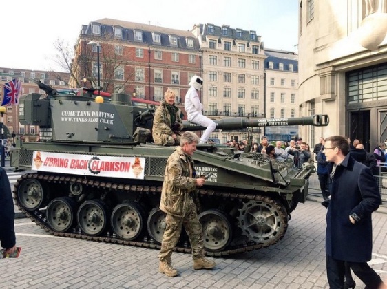 tanque de guerra bbc londres