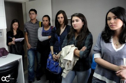 Estudantes passam tarde de aprendizado na OC Promo