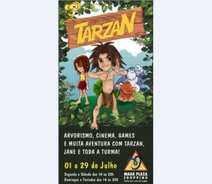 Pequeno Tarzan no Mauá Plaza