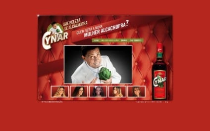 Cynar em busca da Mulher Alcachofra