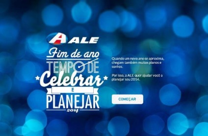 ALE cria cartão de Natal interativo