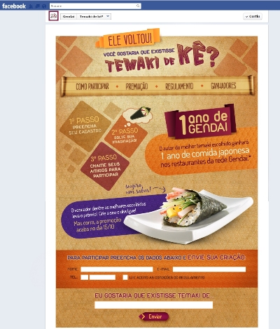 Gendai relança a promo Temaki de Kê?