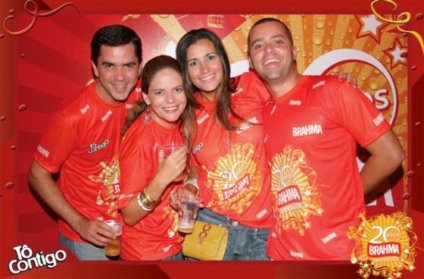 Template em ação no Camarote da Brahma
