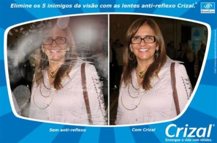Template com novidades no estande da Essilor