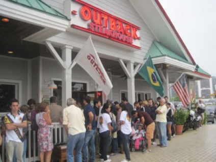 Template em ação promo do Outback