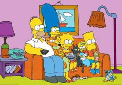 Simpsons em ação promocional da Offline