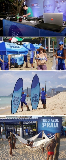 TIM deixa "tudo azul" no Rio de Janeiro