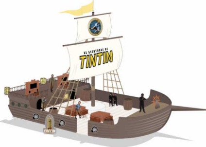 As aventuras de Tintim estão no Vila Olímpia
