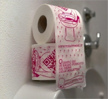 Papel higiênico personalizado na luta contra o HIV