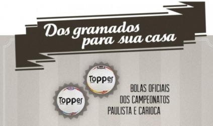 Topper premia internautas com bolas autografadas
