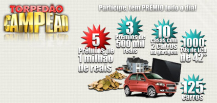 Está no ar a promoção "Torpedão Campeão"