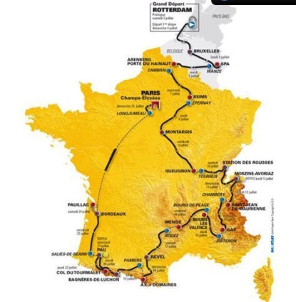 Tour de France comemora 97 anos graças às ações promo