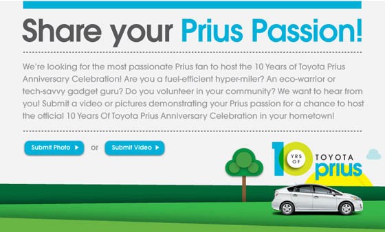 Toyota com promo para comemorar dez anos de carro ecológico Toyota com promo para comemorar dez anos de carro ecológico
