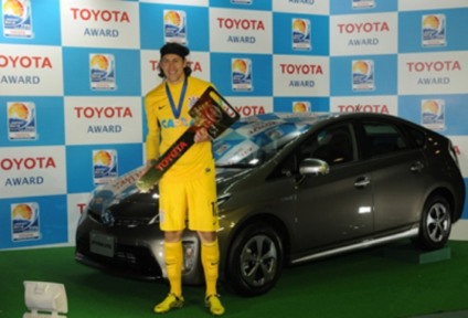 Toyota recompensa com Prius a atuação do goleiro Cássio 