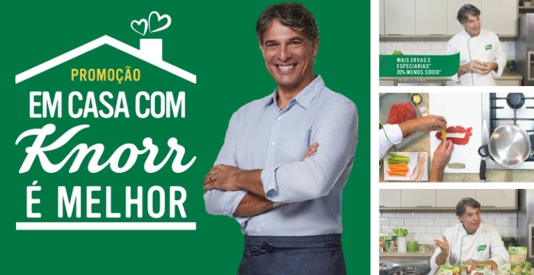 Knorr e Olivier Anquier incentivam consumidor a cozinhar