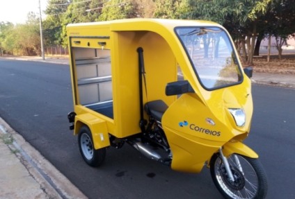 Triciclos dos Correios são testados em Frutal e Uberlândia